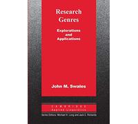 Research Genres: Explorations and Applications (Cambridge Applied Linguistics)