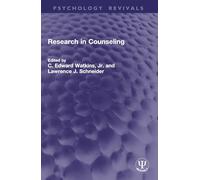 Research in Counseling (Psychology Revivals)