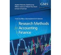 Research Methods for Accounting and Finance (Global Management Series)