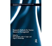Research Methods for Human Resource Management (Routledge Advances in Management and Business Studies)
