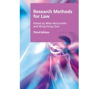 Research Methods for Law (Research Methods for the Arts and Humanities)