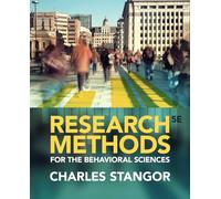 Research Methods for the Behavioral Sciences