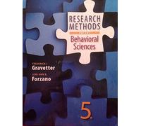 Research Methods for the Behavioral Sciences