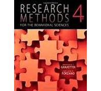 Research Methods For The Behavioral Sciences , 5Th Edition