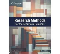 Research Methods for the Behavioral Sciences (Mindtap Course List)