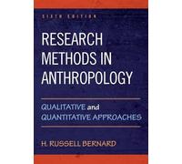 Research Methods in Anthropology by H. Russell Bernard - 9781442268883