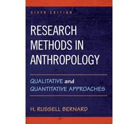 Research Methods in Anthropology H. Russell Bernard Paperback Blo