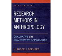 Research Methods in Anthropology: Qualitative and Quant - Paperback / softback N