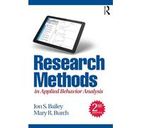 Research Methods in Applied Behavior Analysis