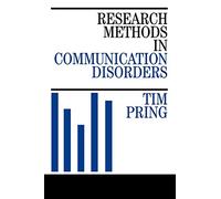 Research Methods in Communication Disorders
