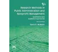 Research Methods in Public Administration and Nonprofit Management: Quantitative and Qualitative Approaches, 2nd ed.