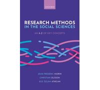 Research Methods in the Social Sciences: An A-Z of key concepts