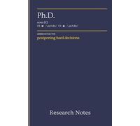 Research Notes PhD: Elegantly designed notebook for keeping track of your research and paper reading