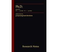 Research Notes PhD: Elegantly designed notebook for keeping track of your research and paper reading