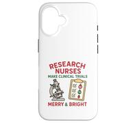 Research Nurse Christmas clinical trials Case for iPhone 16