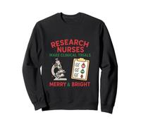 Research Nurse Christmas clinical trials Sweatshirt