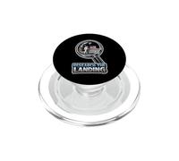 Research The Landing Moon Conspiracy Doubts PopSockets PopGrip for MagSafe