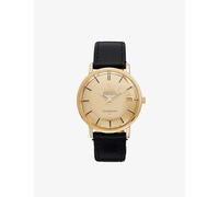 Reselfridges Watches Unisex 18 Carat Yellow Gold Pre-loved Omega Constellation Pie Pan 18ct Yellow-gold and Leather Automatic Watch