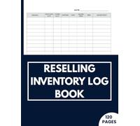 Reselling Inventory Log Book For Small Business