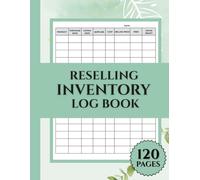 Reselling Inventory Log Book: Track Sales, Purchases, and Profits | Inventory Tracker for Resellers, Small Businesses, and Online Sellers