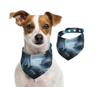 Resentment Of The Wolf,Pet Bib Scarf Cats Dog Bandana Dogs Towel Bib Adjustable Pet Scarf,L