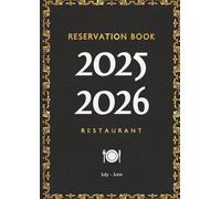 Reservation Book For Restaurant: 1 Day = 1 Page with space for 36 reservations per day | Full Year Dinner Reservations Book | Hostess Table Log Book | with Canadian Holidays