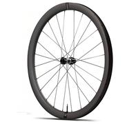 Reserve 40 DT Swiss 370 Carbon Clincher Front Wheel - 700c - Black / 12mm Axle / Centerlock / Front / Clincher / 700c