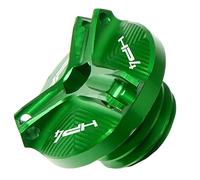 Reservoir accessories Motorcycle Accessories Aluminum CNC Engine Oil Filter Cup Plug Cover Screw Caps For BMW HP4 RACE 2017-2018(Green)