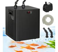 Reservoir Chiller Water Cooling Adjustable Heater 42 Gal/79 Gal/132 Gal, for Cold Plunge, Cooler for Fresh/Salt Water,300L/79Gal