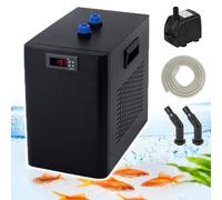 Reservoir Chiller Water Cooling Adjustable Heater 42 Gal/79 Gal/132 Gal, for Cold Plunge, Cooler for Fresh/Salt Water,160L/42Gal