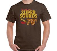Reservoir Dogs Men T Shirt Mens K-Bily Super Sounds of The 70's Top Movie Film Chocolate Black