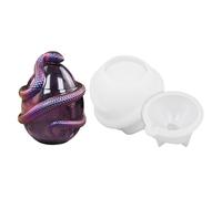 Reservoir Jar Silicone Mold - Resin Casting for Jars | Snake Egg Box Silicone Mold for Arts and Crafts Epoxy Resin Container Mold for DIY Decoration, Jewelry, Small Storage Well-made
