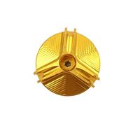 Reservoir Protector CNC Aluminum Motorcycle Engine Oil Cap Bolt Fuel Filler Accessories For Kawasaki Z125 Z400 Z650 Z800 Z900 Z1000 Z1000R Z1000SX Z900RS(Yellow)