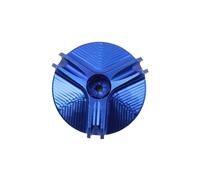 Reservoir Protector CNC Aluminum Motorcycle Engine Oil Cap Bolt Fuel Filler Accessories For Kawasaki Z125 Z400 Z650 Z800 Z900 Z1000 Z1000R Z1000SX Z900RS(Blue)