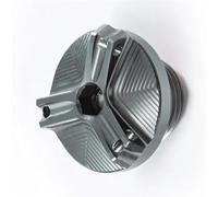 Reservoir Protector Motorcycle CNC Engine Oil Filler Cap Protection Accessories For H-ONDA Goldwing Gl1800 For Hornet 600 900 CB600F CB750F(Grey)