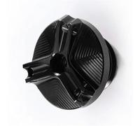 Reservoir Protector Motorcycle Engine Oil Filler Cover Filter Protection Accessories For Kawasaki Z900 Z650 Z800 Z400 Z1000 Z1000R Z1000SX Z900RS Z125(Black- Silver)