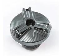 Reservoir Protector Motorcycle Engine Oil Filler Cover Filter Protection Accessories For Kawasaki Z900 Z650 Z800 Z400 Z1000 Z1000R Z1000SX Z900RS Z125(Grey)
