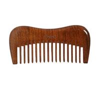 Resèt 100% Natural Handmade Sandalwood Comb | Soft Wide Tooth Wooden Comb for Wet and Dry Hair | Eco-Friendly Anti-Static for Massage | Wooden Hair Detangler for Men and Women