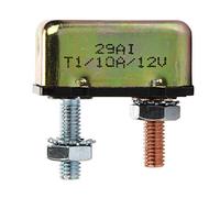 Reset Circuit Breaker, Auto Marine 12/24V Universal Automatic Fuse Reset Circuit Breaker with Metal Cover Automatic switch (Color : S)