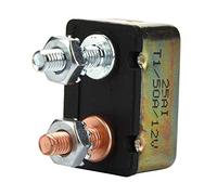 Reset Circuit Breaker, Auto Marine 12/24V Universal Automatic Fuse Reset Circuit Breaker with Metal Cover Automatic switch (Color : 7)