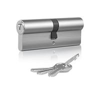 RESET High-Security Euro Cylinder Barrel Lock, Brass 90mm (45/45) - Includes 3 Keys, Ideal for Wooden, UPVC, and Composite Doors
