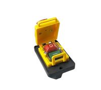 Reset Momentary Press Push Button YCZ4-A Emergency Stop 7 Pins IP55 Protective Cover ON OFF Red Green Electromagnetic Switch IDGTTLDF
