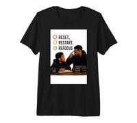 Reset,Restart, Refocus (1) Premium T-Shirt