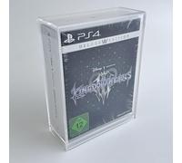 Reset Retro Protective Case for PS4 Deluxe Edition, 4 mm Acrylic Glass, UV Protection, Transparent