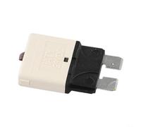 Resettable Circuit Breaker Blade Fuse 1PCS for Automotive & Marine Use, Suitable for 12V/24V Applications (25A)