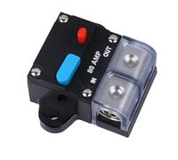 Resettable Circuit Breaker for Auto and Winch, Black
