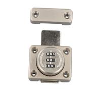 Resettable Combination Sliding Bolt Lock, Heavy Duty Keyless Gate Latch for Shed Door Garage Outdoor, Zinc Alloy