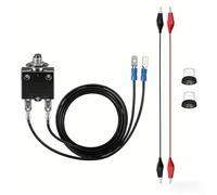 Resettable Fuse Kit Featuring 3AMP and 5AMP ATC Fuses with 14 AWG Tinned Copper Wire and PVC Insulated Cables for Safe Electrical Diagnostics (3A)
