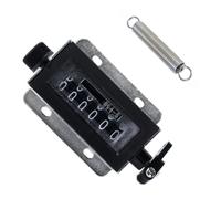 Resettable Hand Pull Strokes Clickers Counter 5/6 Digit Industrial Punches Counting Device Manual Counter Hand Counters High Precisions Mechanical for Machinery