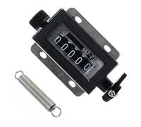 Resettable Hand Pull Strokes Clickers Counter 5/6 Digit Industrial Punches Counting Device Manual Hand Counters High Precisions Mechanical for Machinery